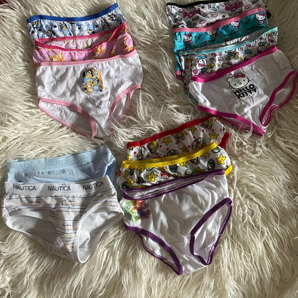 Bluey & more Kids' Fun Print Underwear Bundle